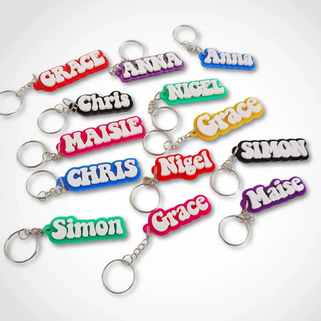 Personalised Acrylic Keyring Family Crafts