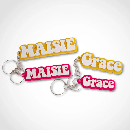 Personalised Acrylic Keyring Family Crafts