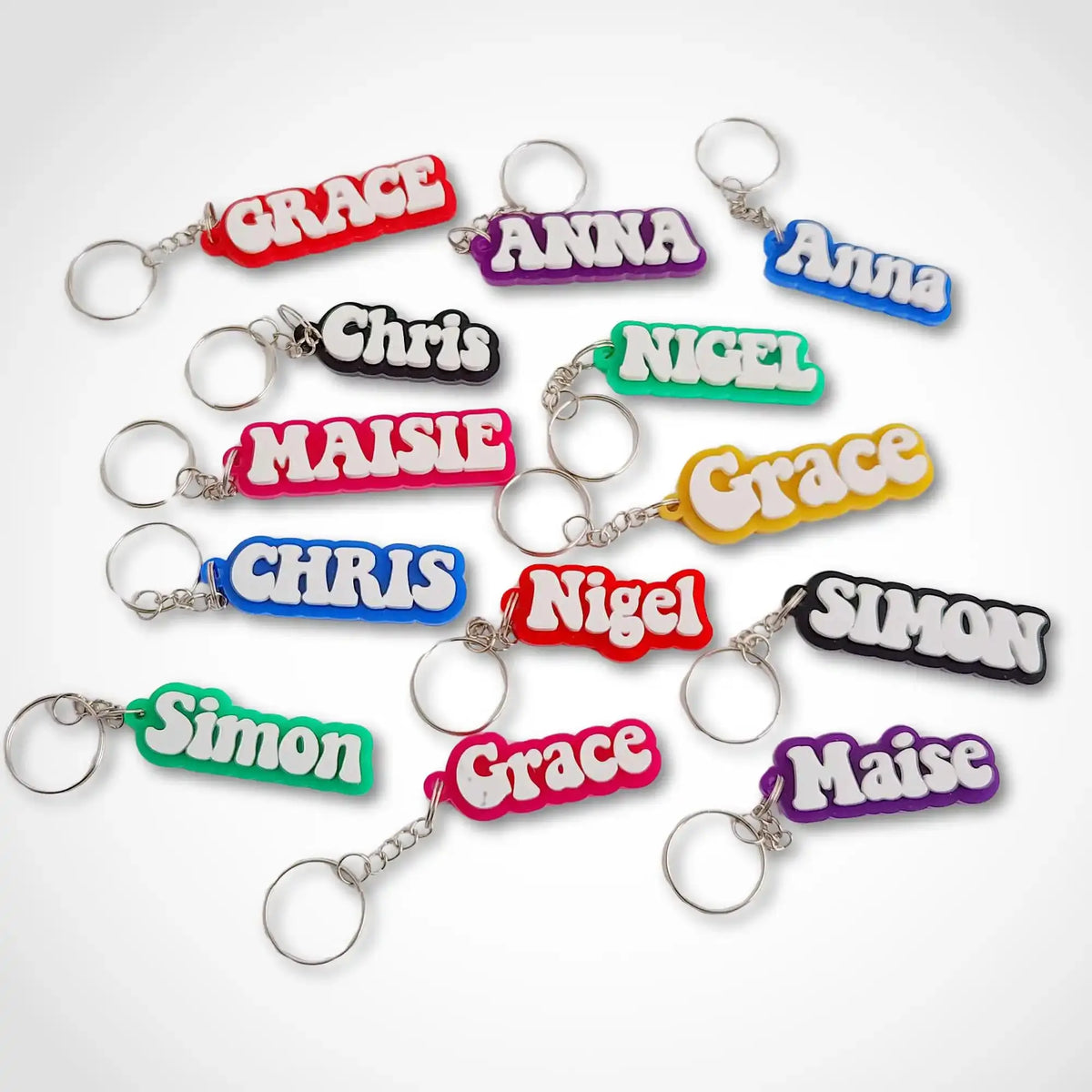 Personalised Acrylic Keyring Family Crafts