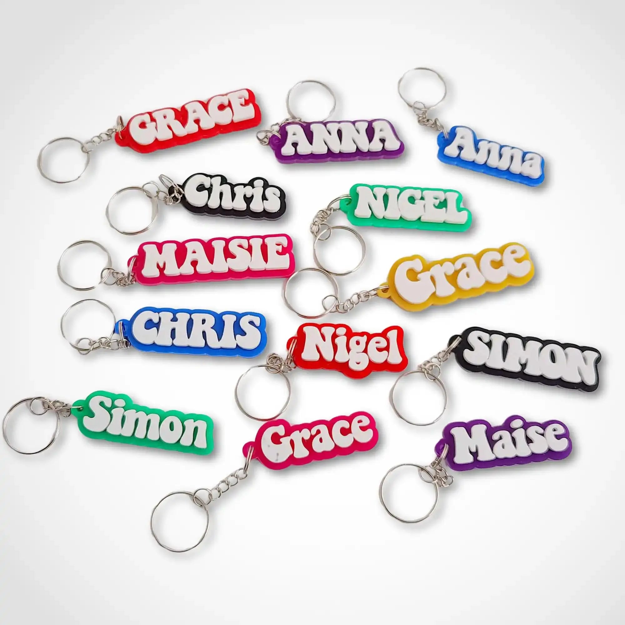Personalised Acrylic Keyring Family Crafts