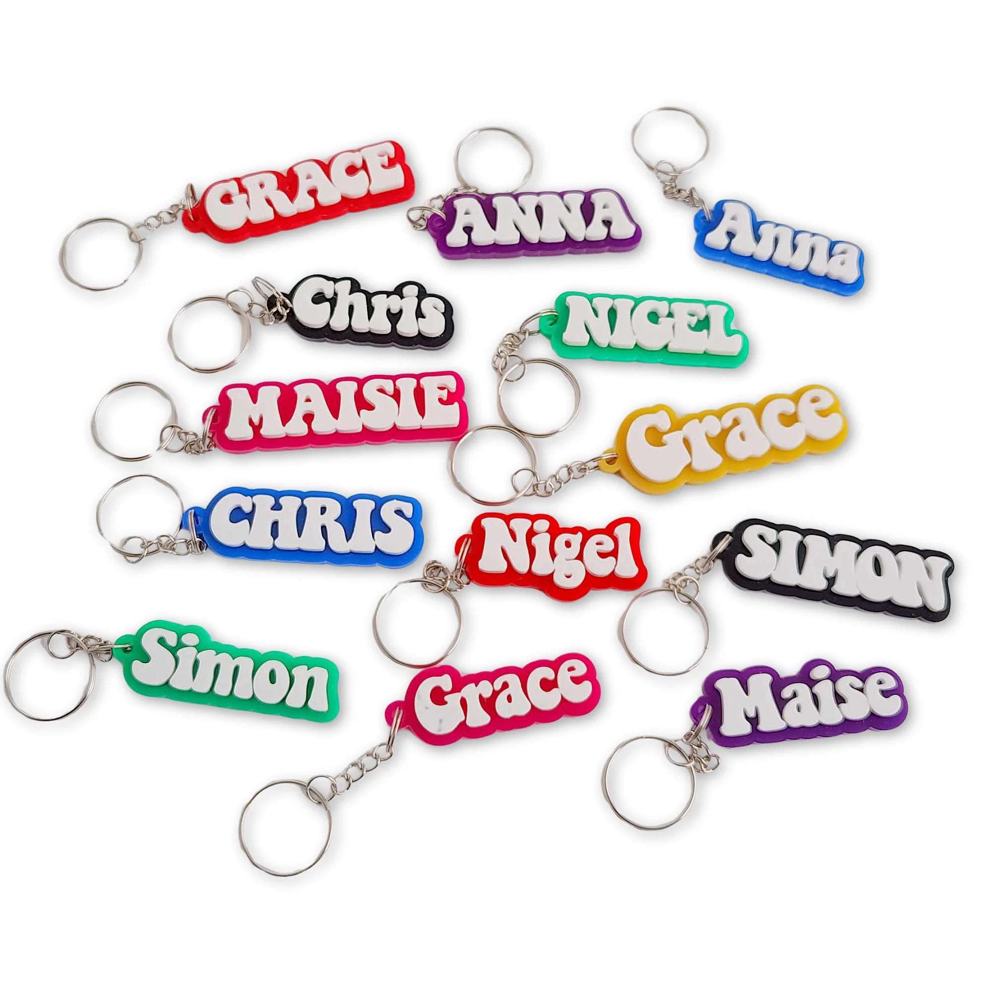 Personalised Acrylic Keyring - Create Your Own Custom Keyring Today