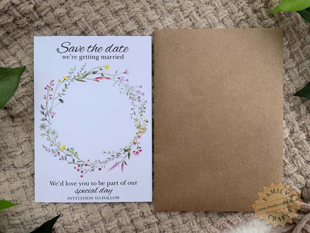 Personalised Wooden Save the Date Magnets