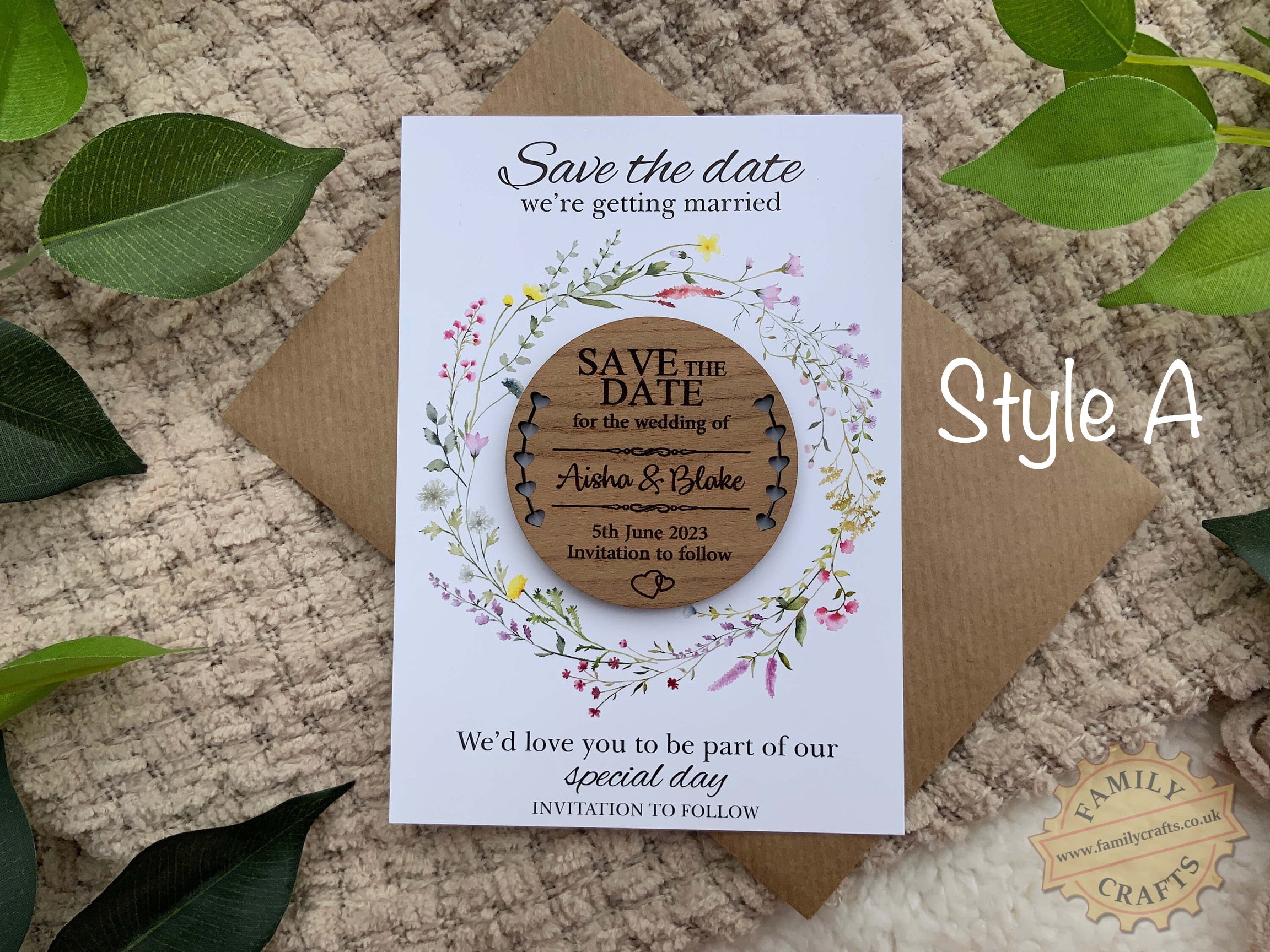 Save the Date Magnets for Wedding - Style A