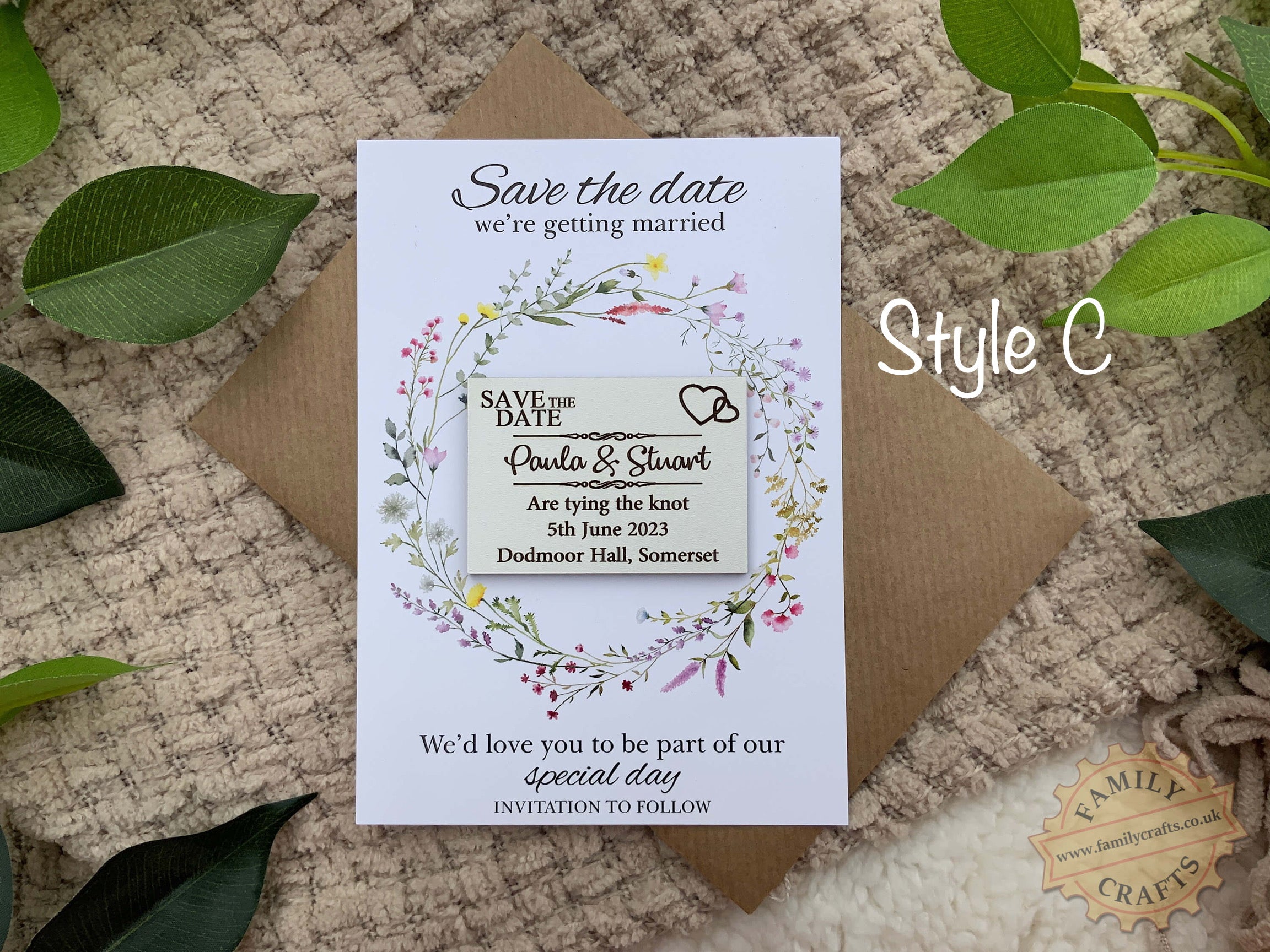 Personalised Save the Date