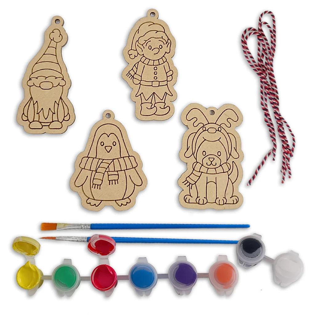 Festive Wooden Painting Kits