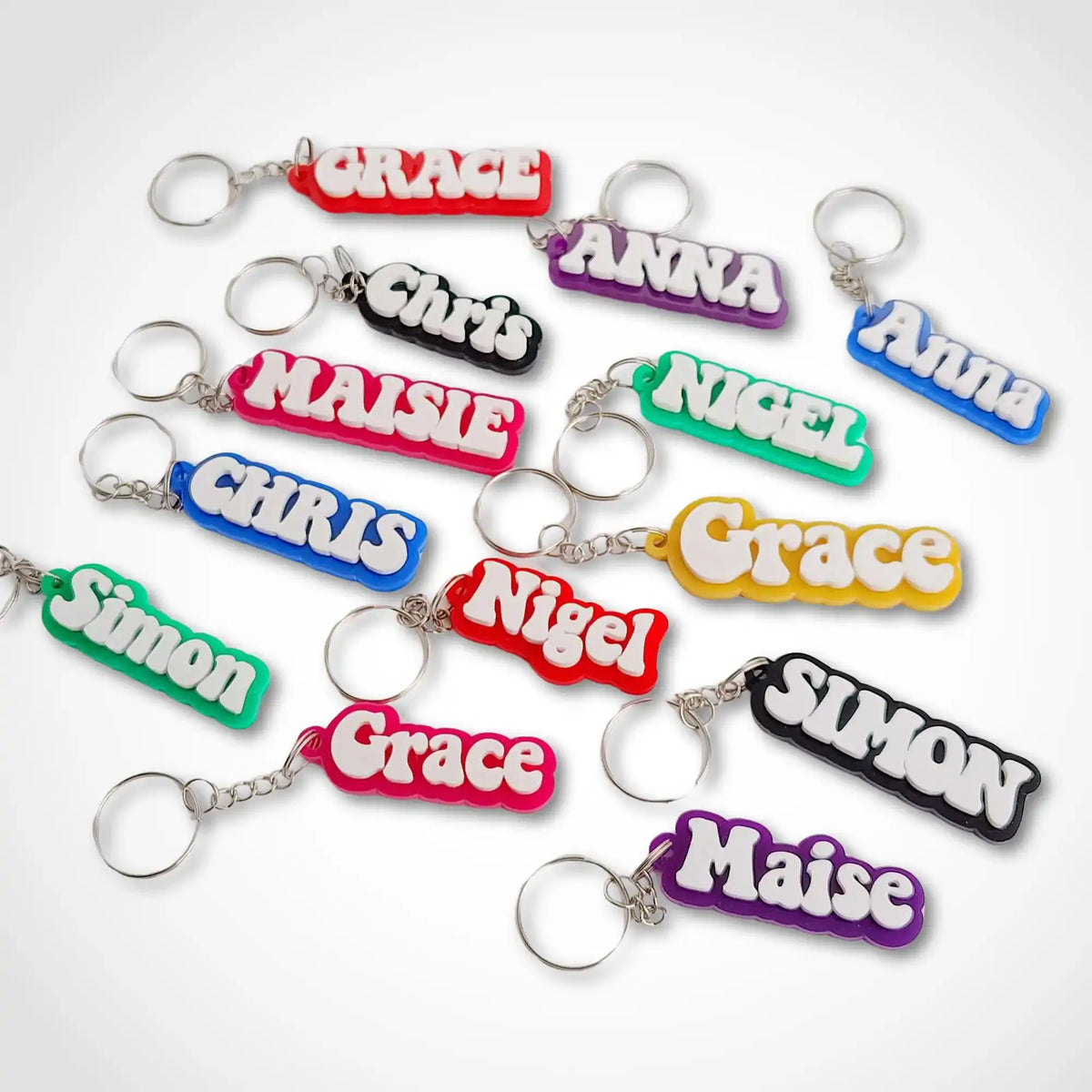 Personalised Acrylic Keyring Family Crafts