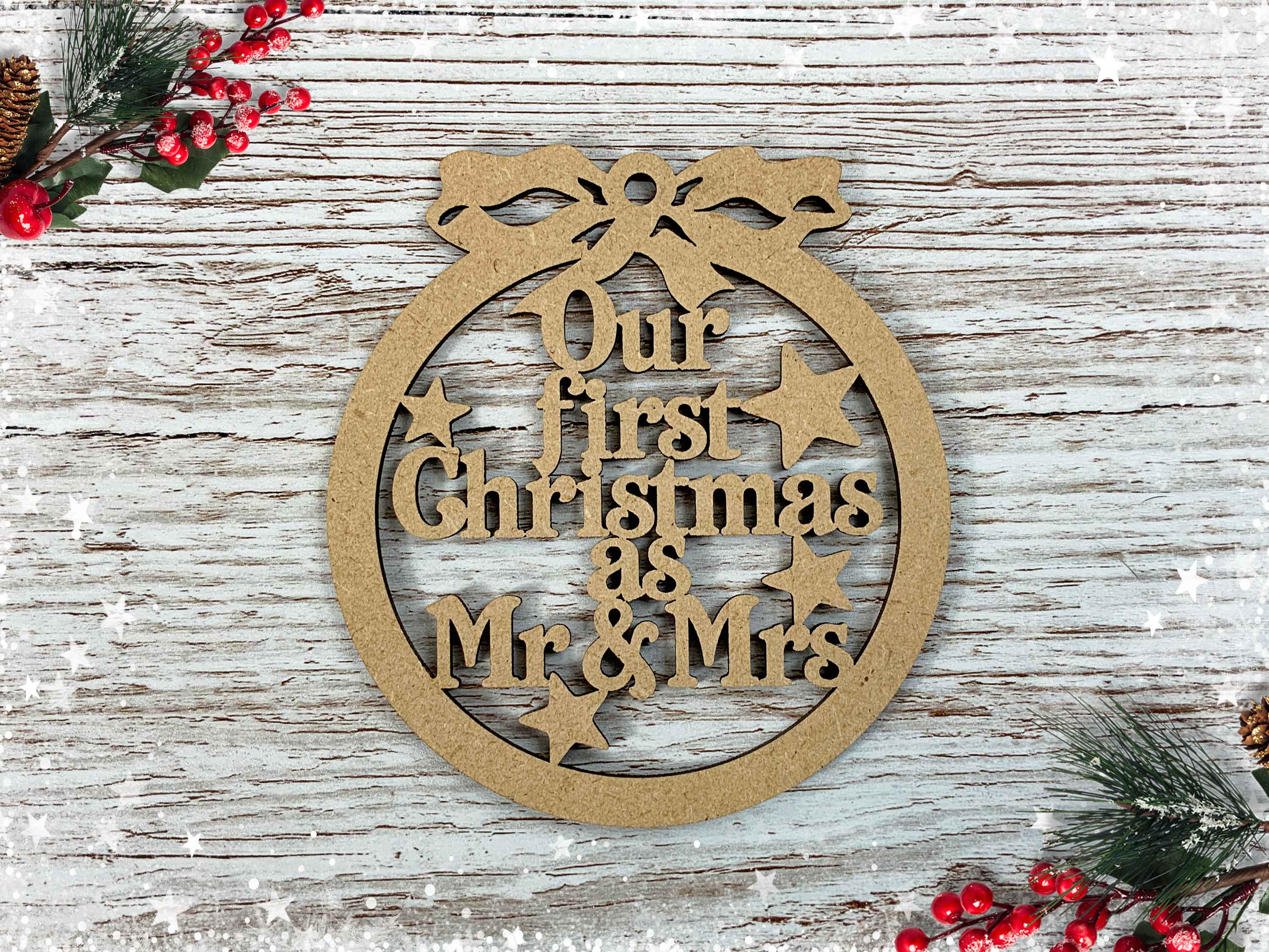 Unique Christmas Ornament for Couples