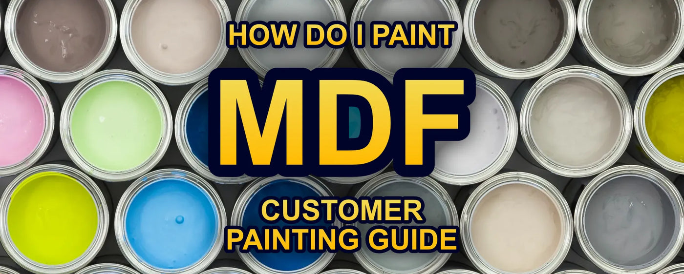 How to Paint MDF