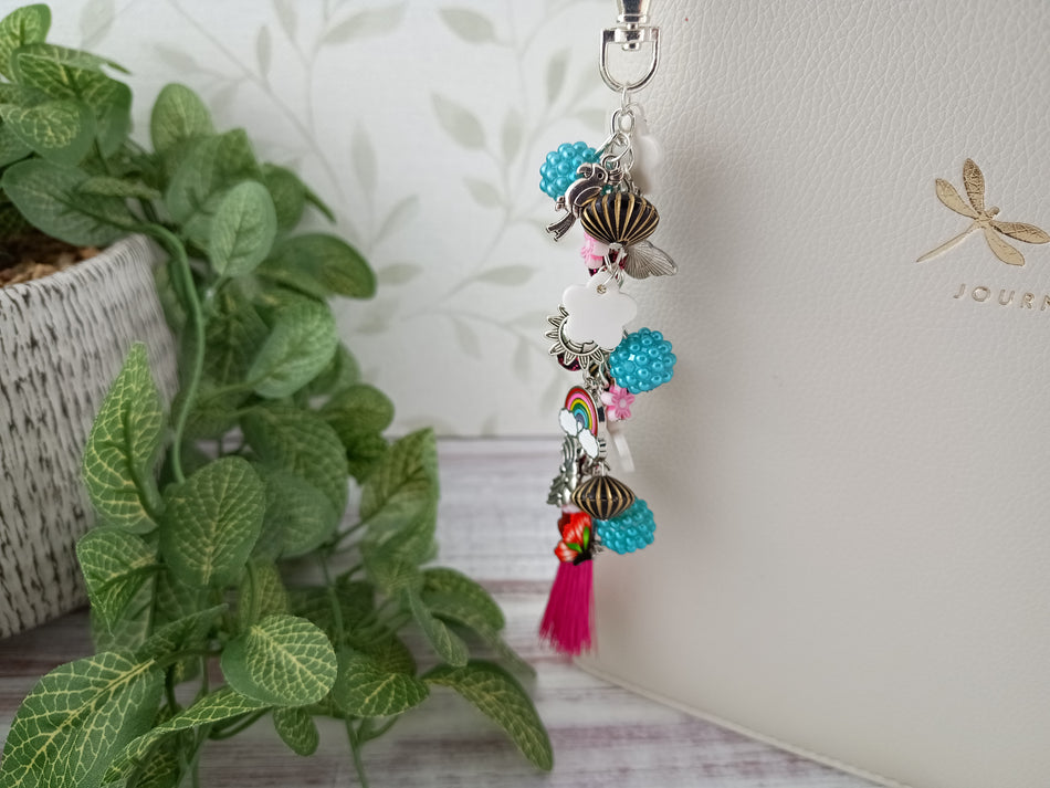 Tassel and Bead Dangle Set