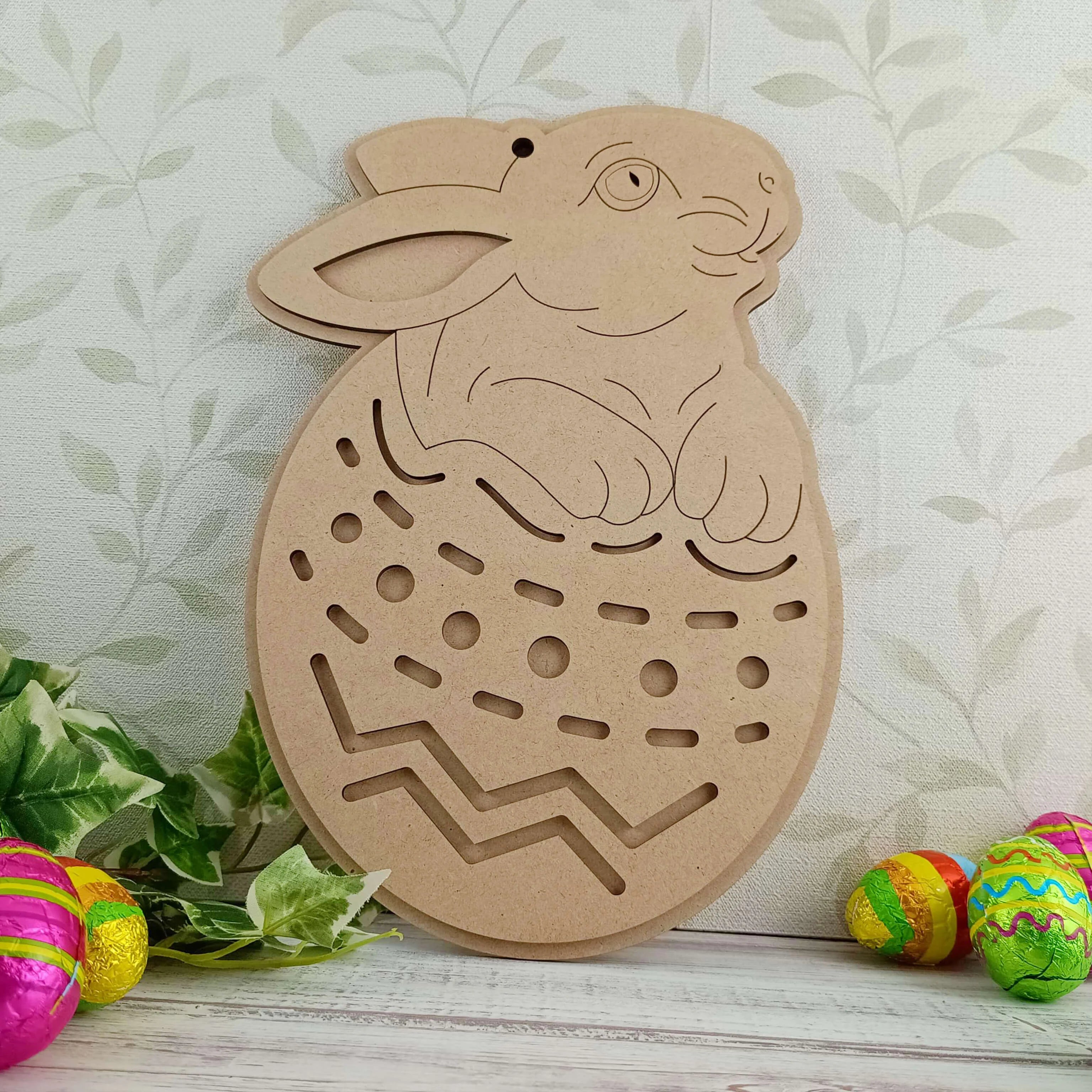 Easter Egg Bunny Sign