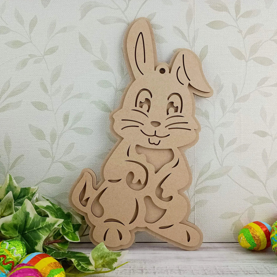 Easter Bunny Hanging Plaque