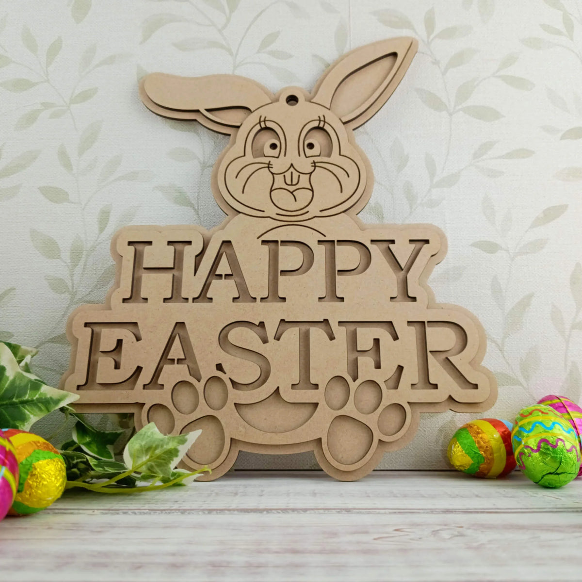 Happy Easter Layered Sign