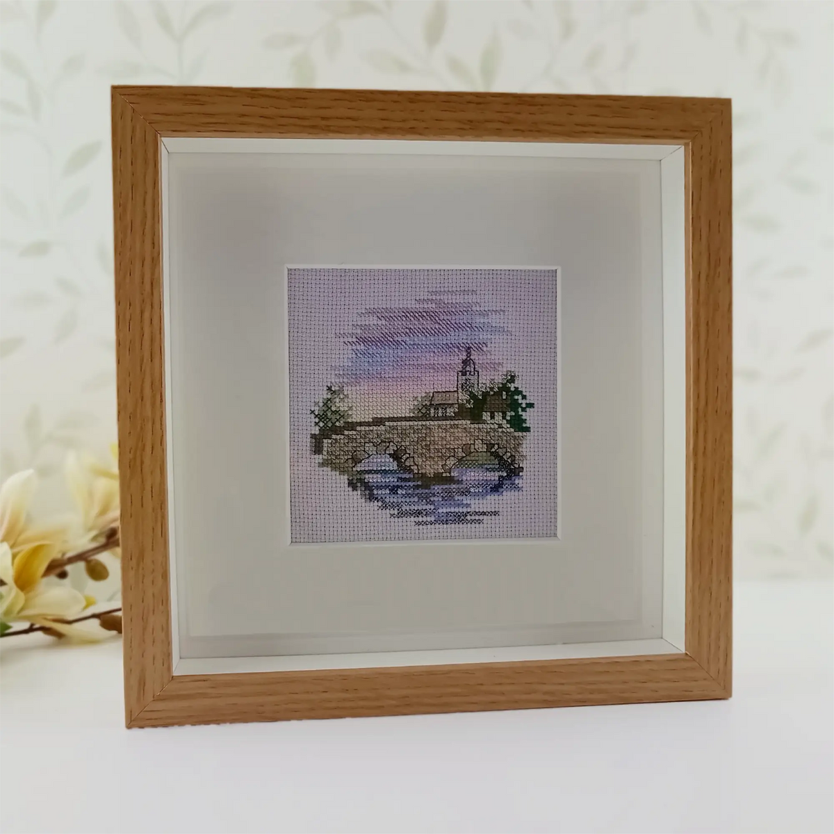 Handmade Cross Stitch Framed Decoration