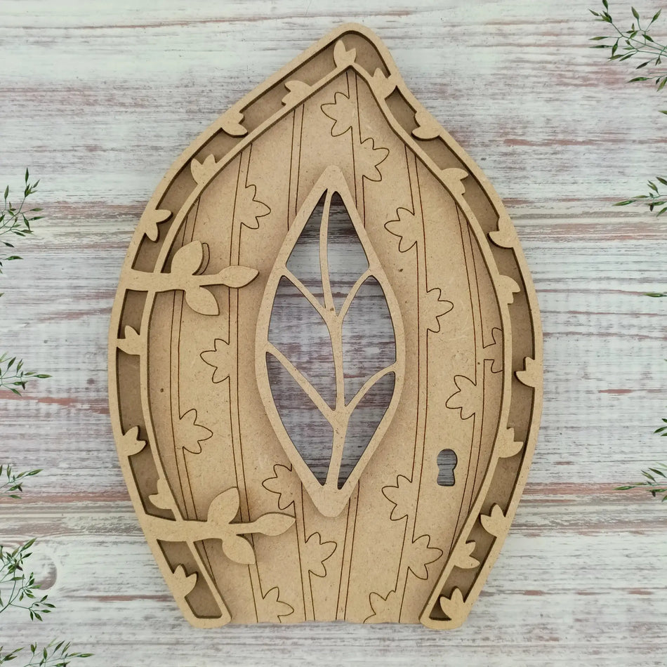Leafy Layered Fairy Door Craft Kit