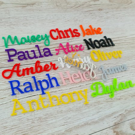 Acrylic Custom Names