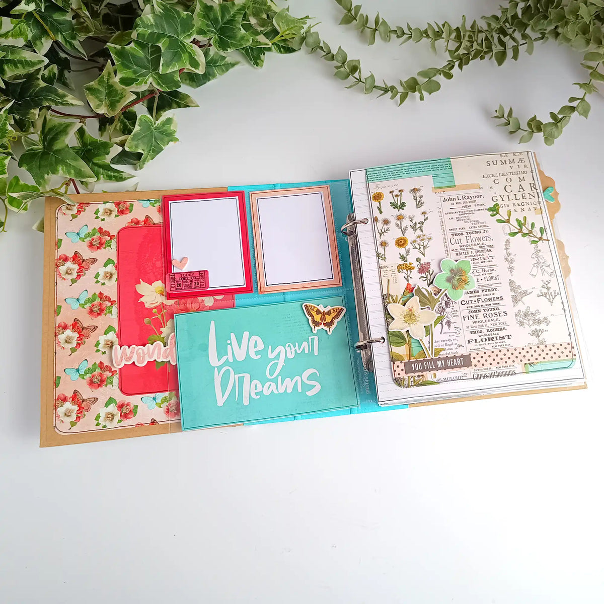 Simple Stories Premade Scrapbook