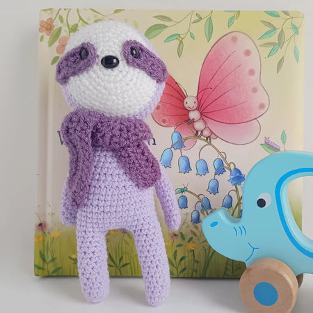 Crochet Sloth Cuddle Toy