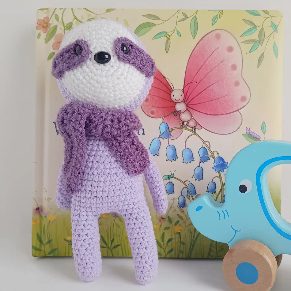 Crochet Sloth Cuddle Toy