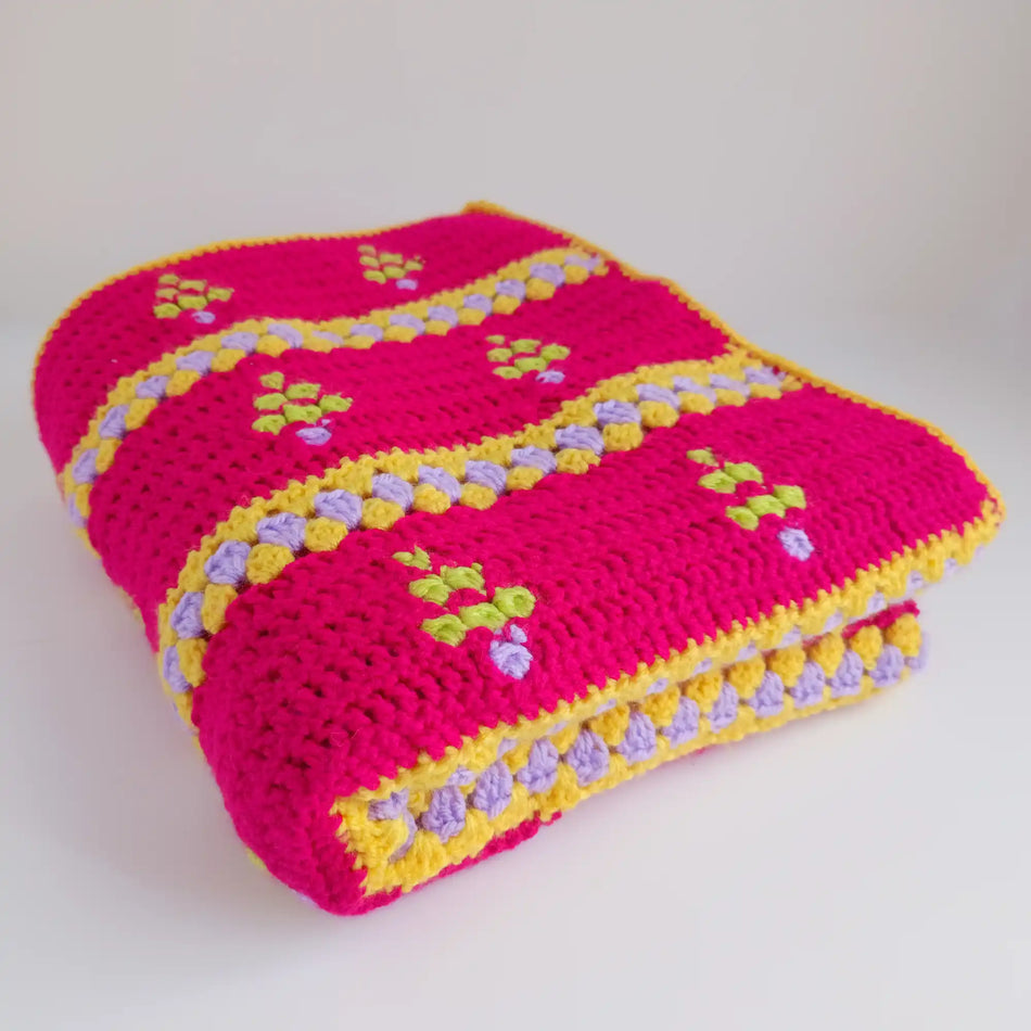 Handmade Christmas Themed Throw