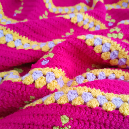 Knitted Christmas Blanket