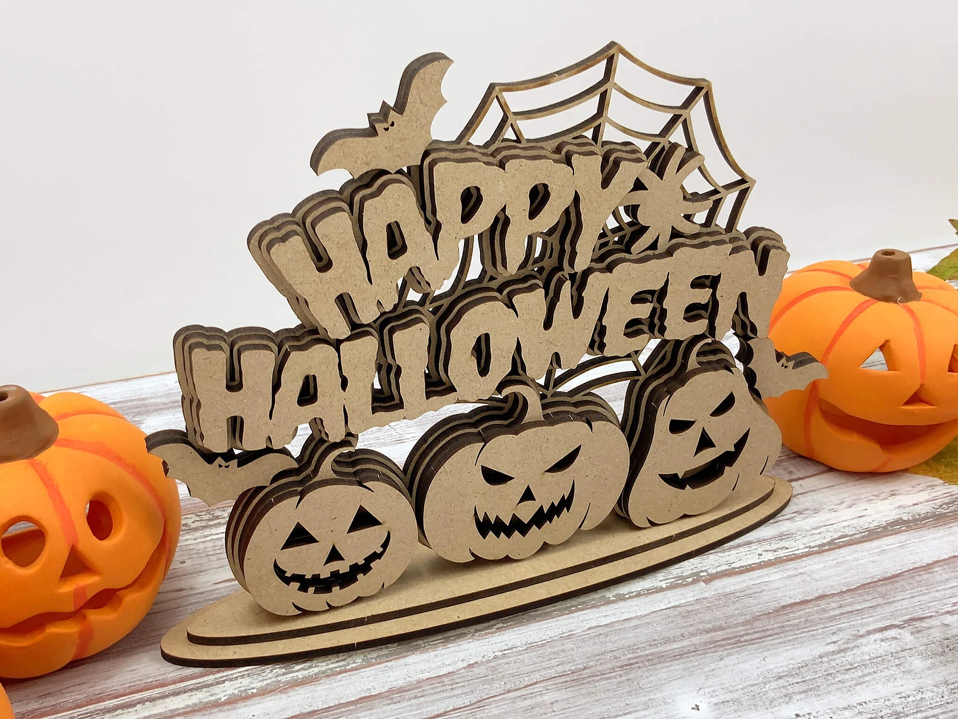 Eerie Spooky Season Pumpkins Sign