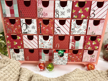 Whimsical Advent Calendar with Drawers