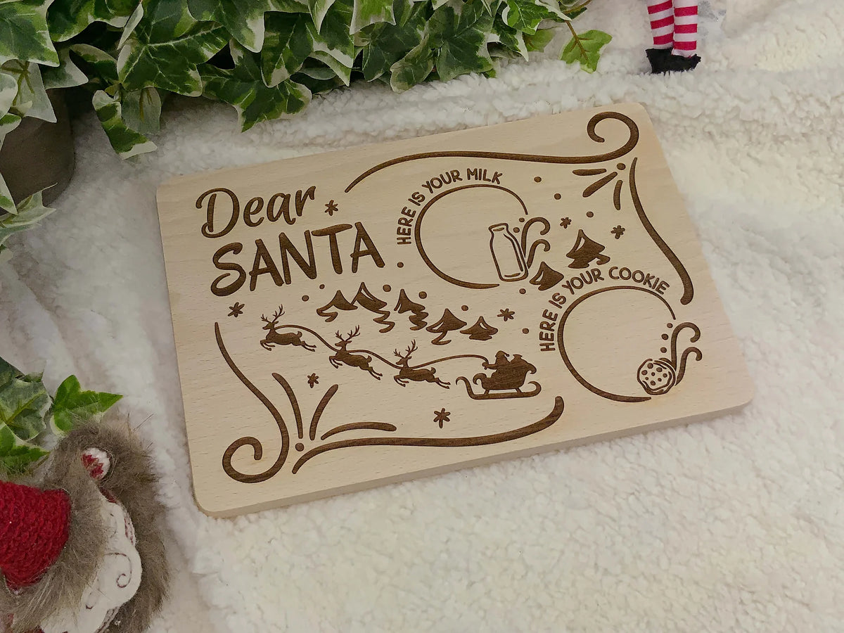 Festive Dear Santa Treat Board