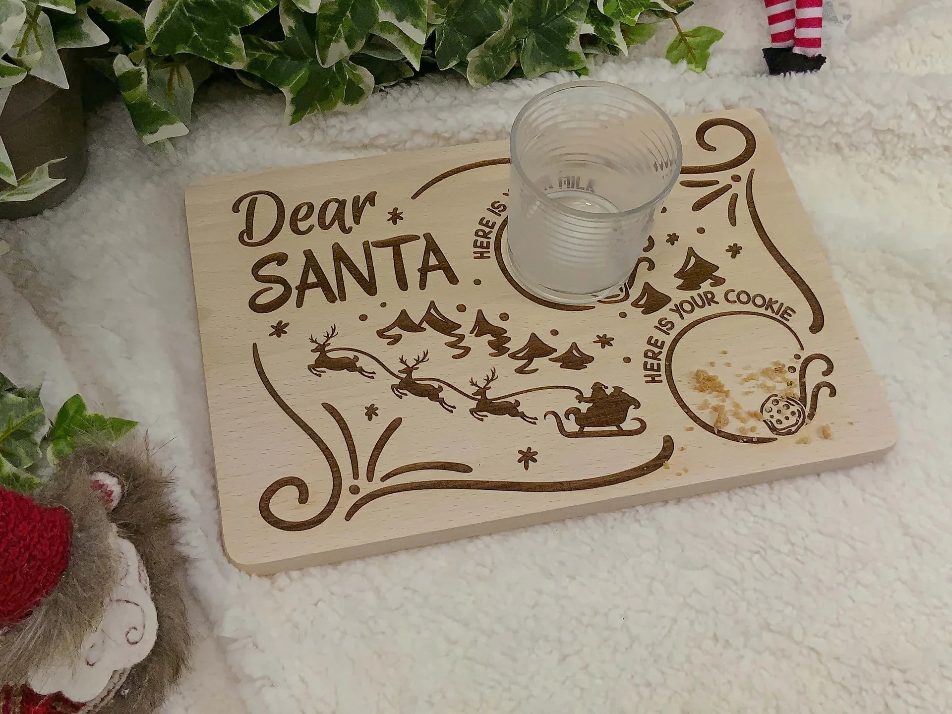 Christmas Eve Kids Father Christmas Board