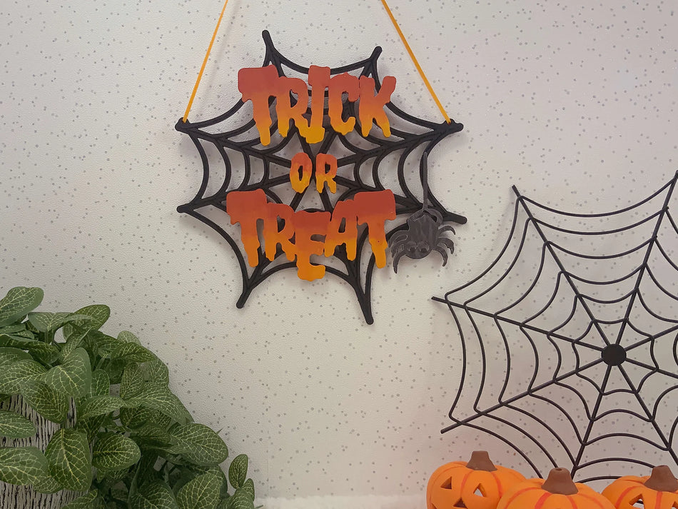 Trick or Treat Halloween Hanging Sign