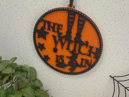 Hand Painted Halloween Sign