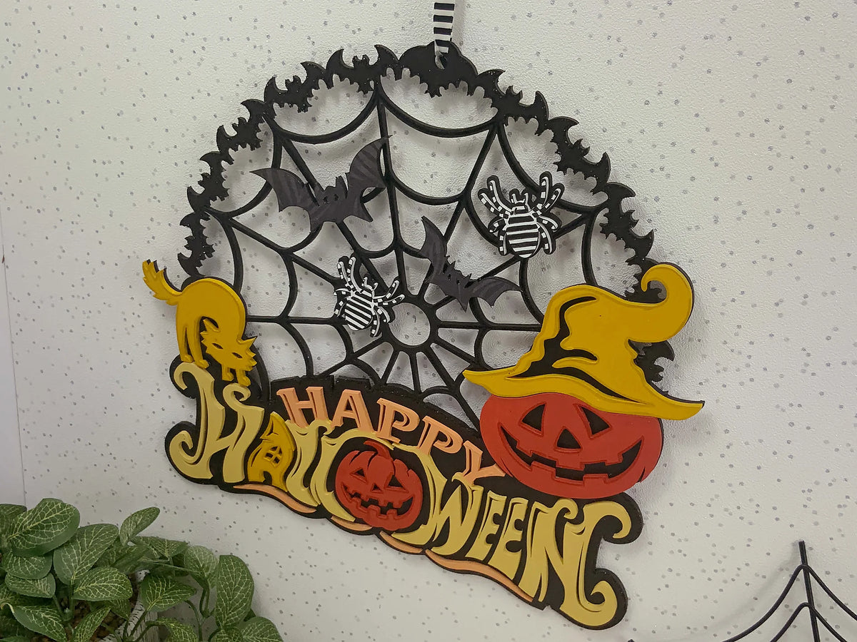 Halloween Scary Pumpkin Sign