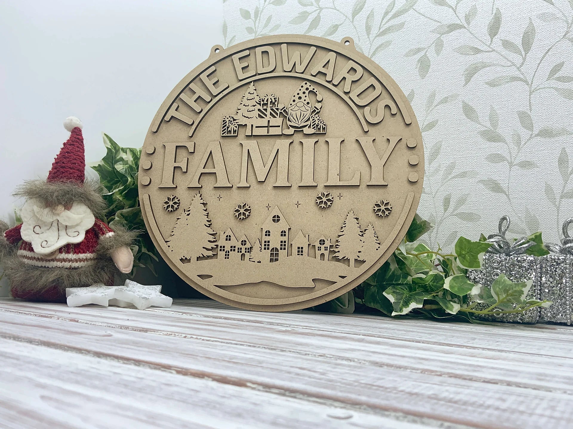 Christmas Personalised Name Plaque