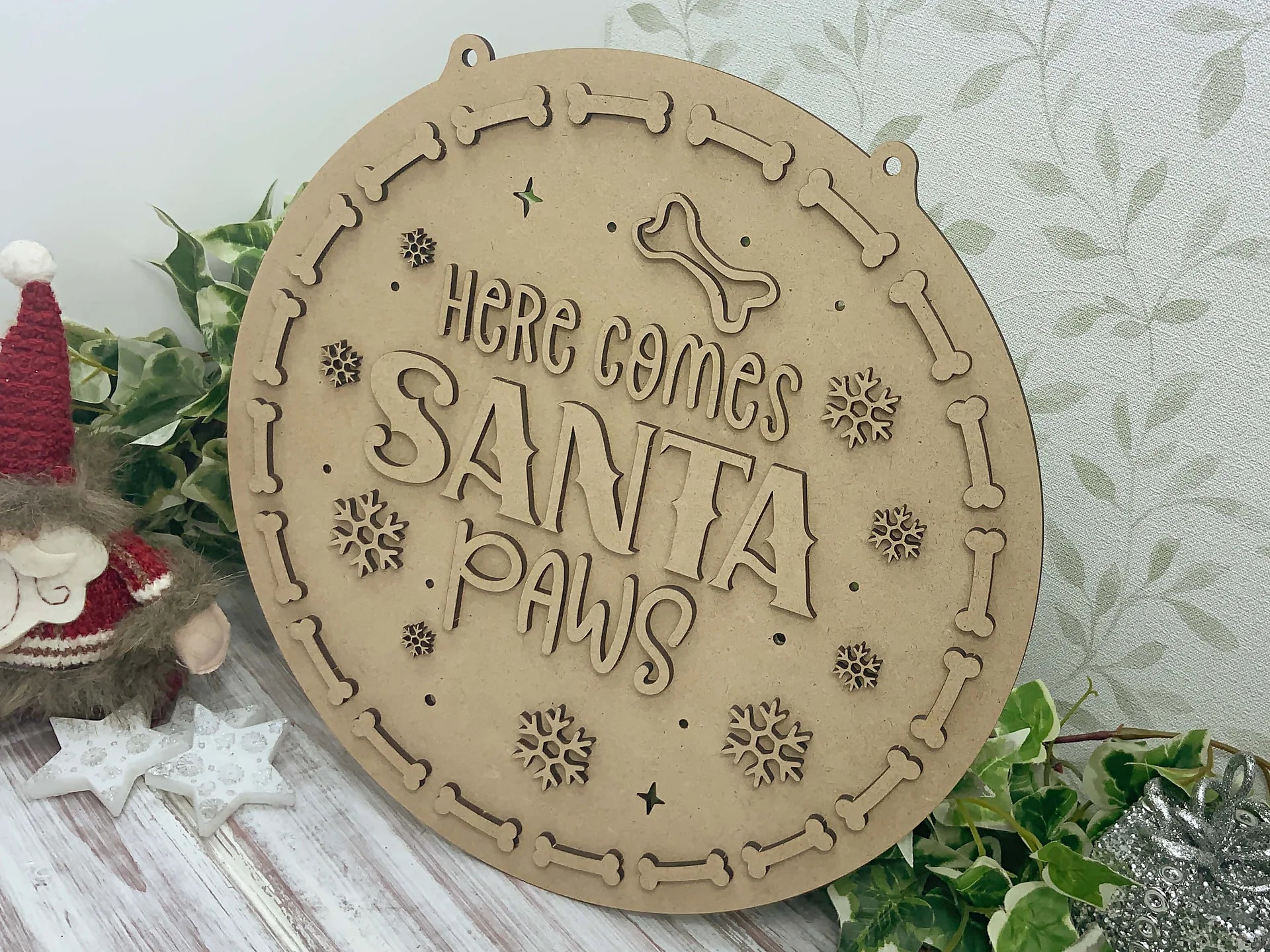 Santa Paws Wall Sign Kit