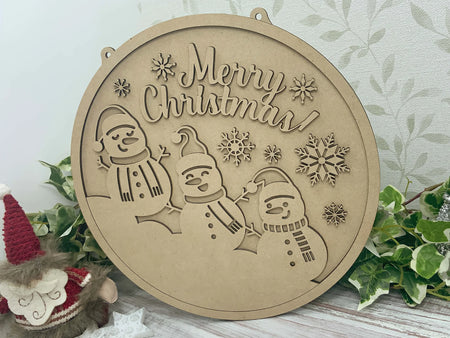 Merry Christmas Wall Sign Decoration Kit