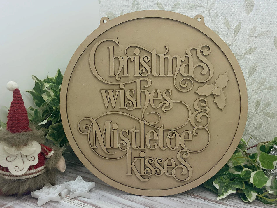 Decorative Christmas Wall Sign