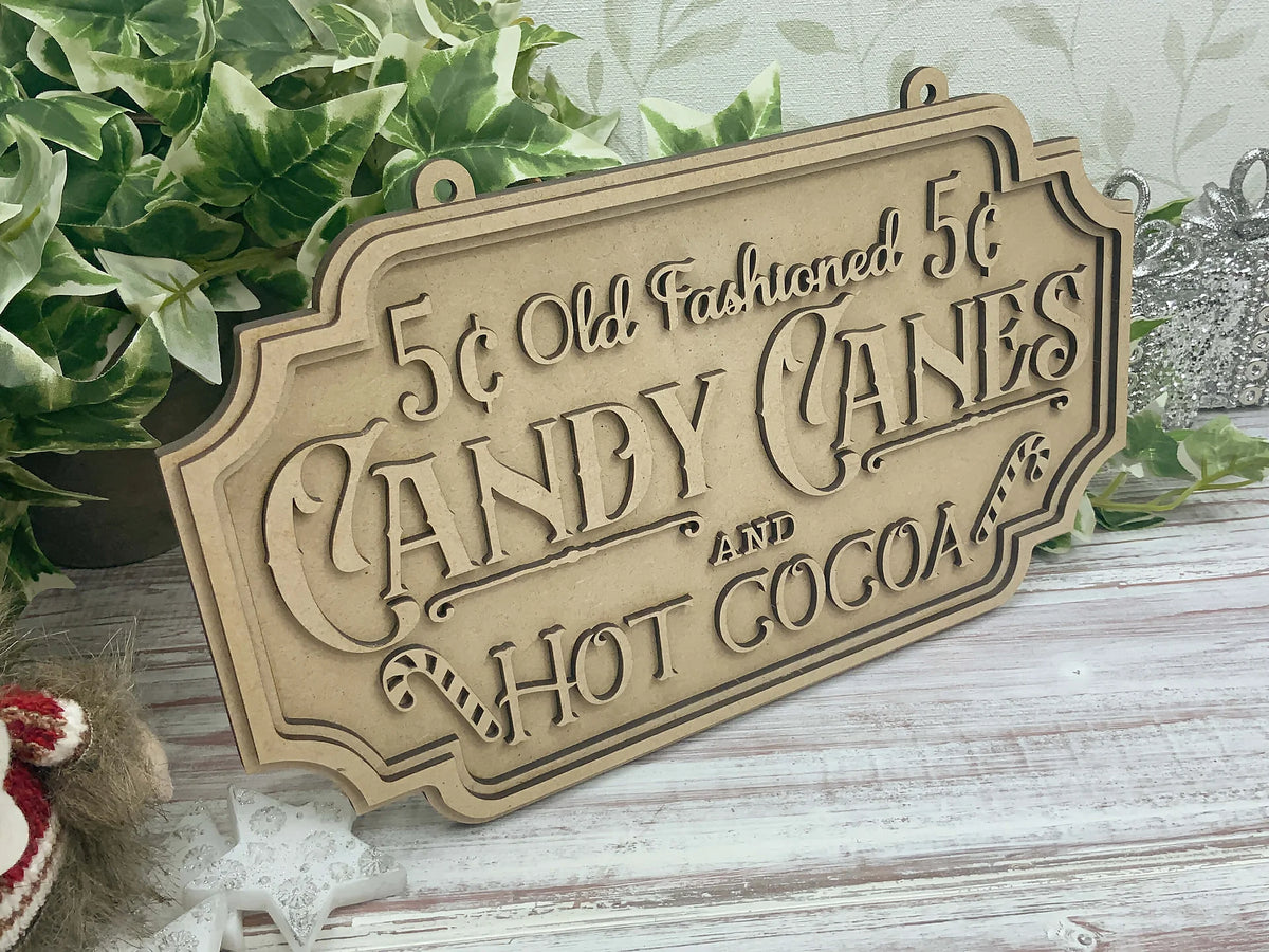 Candy Canes Christmas Wall Hanging