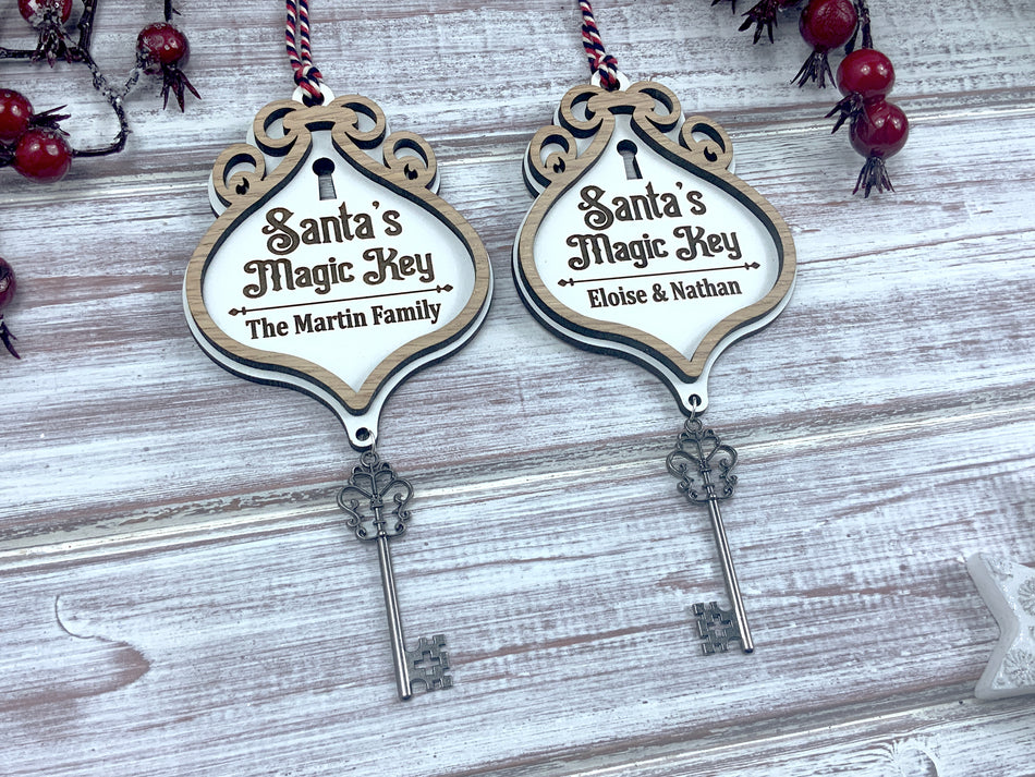 Personalised Santa Key
