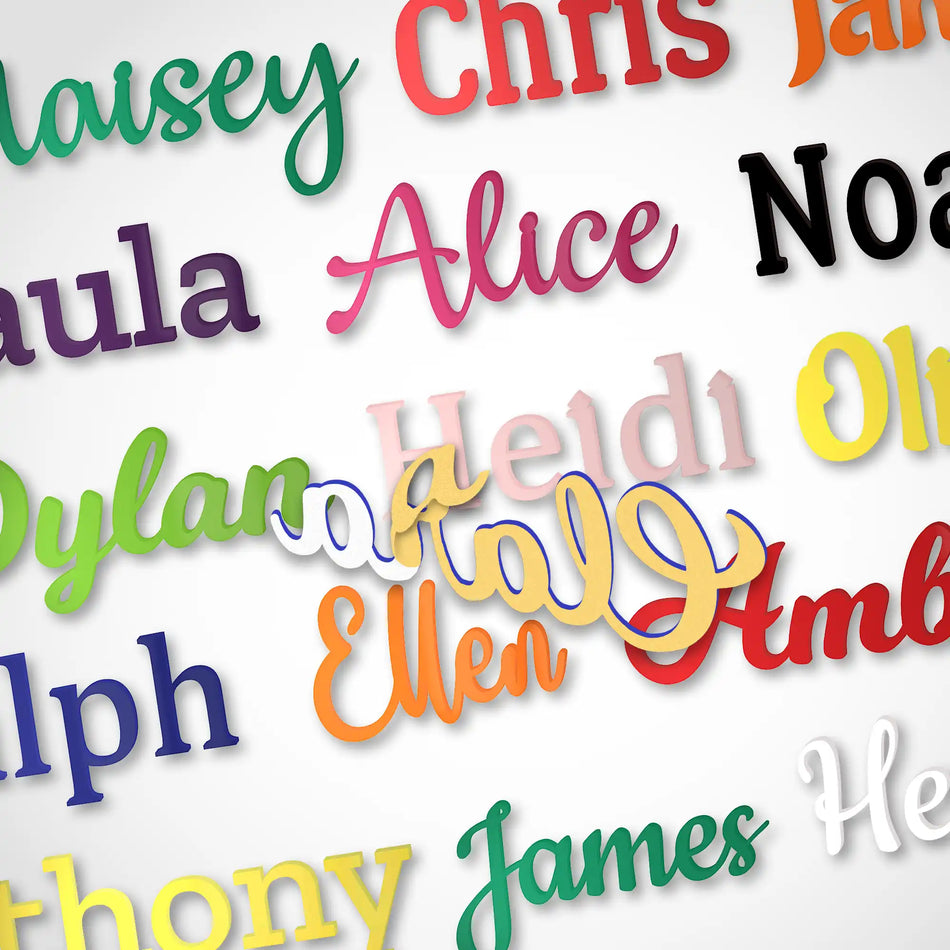 Acrylic Letters with Self Adhesive Backing