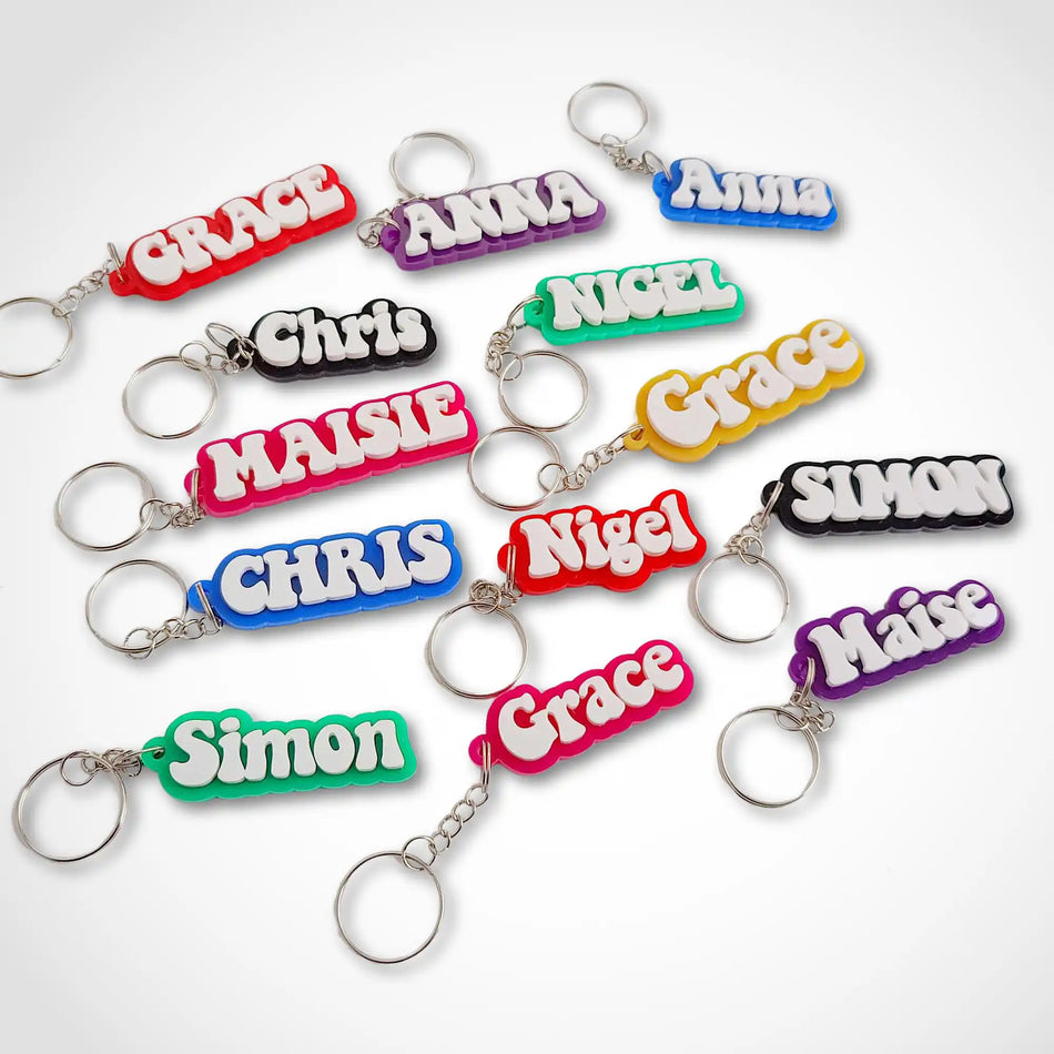 Personalised Acrylic Keyring