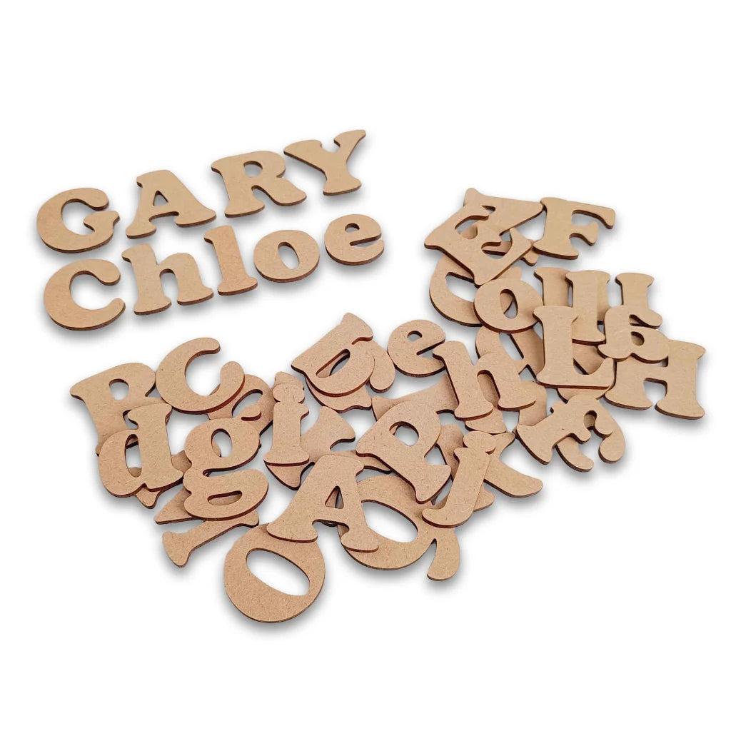 Wooden Craft Letters Wooden Letters, Alphabet Letters, Skinny Lemon