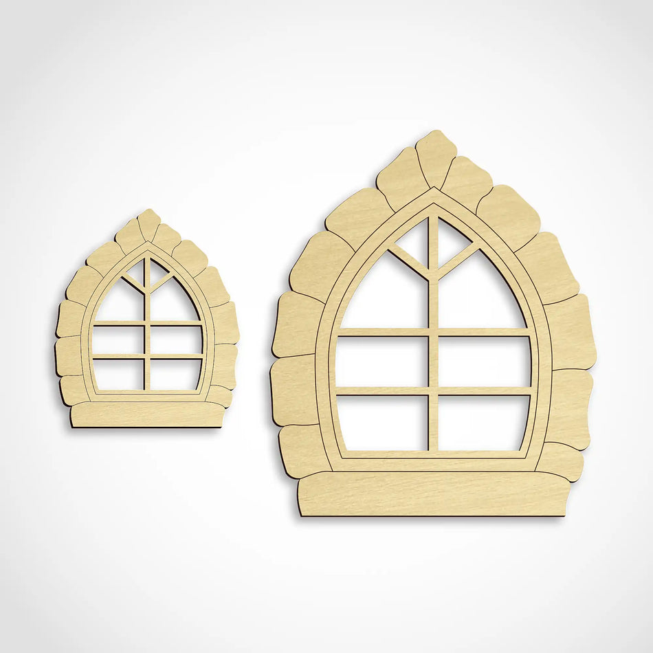 Fairy House Church Style Windows