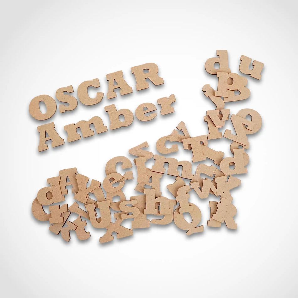 Craft Letters and Numbers - Alphabet MDF Blanks