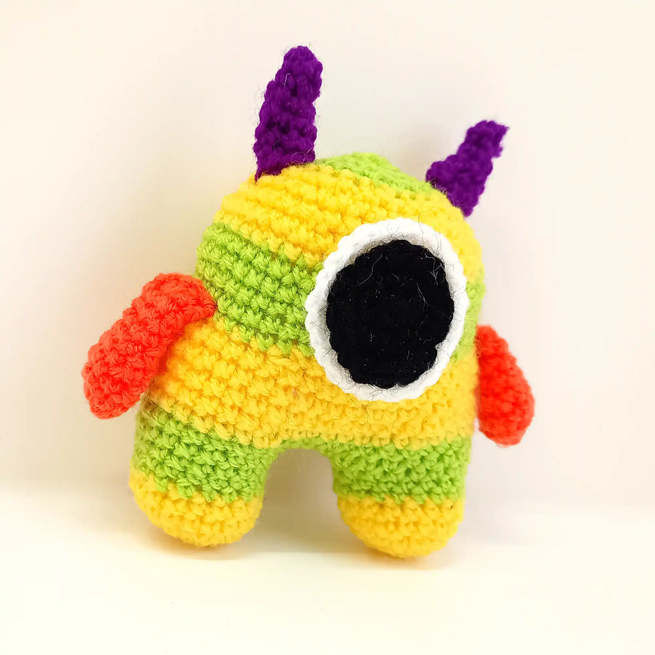 Handmade Crocheted Plushie Alien