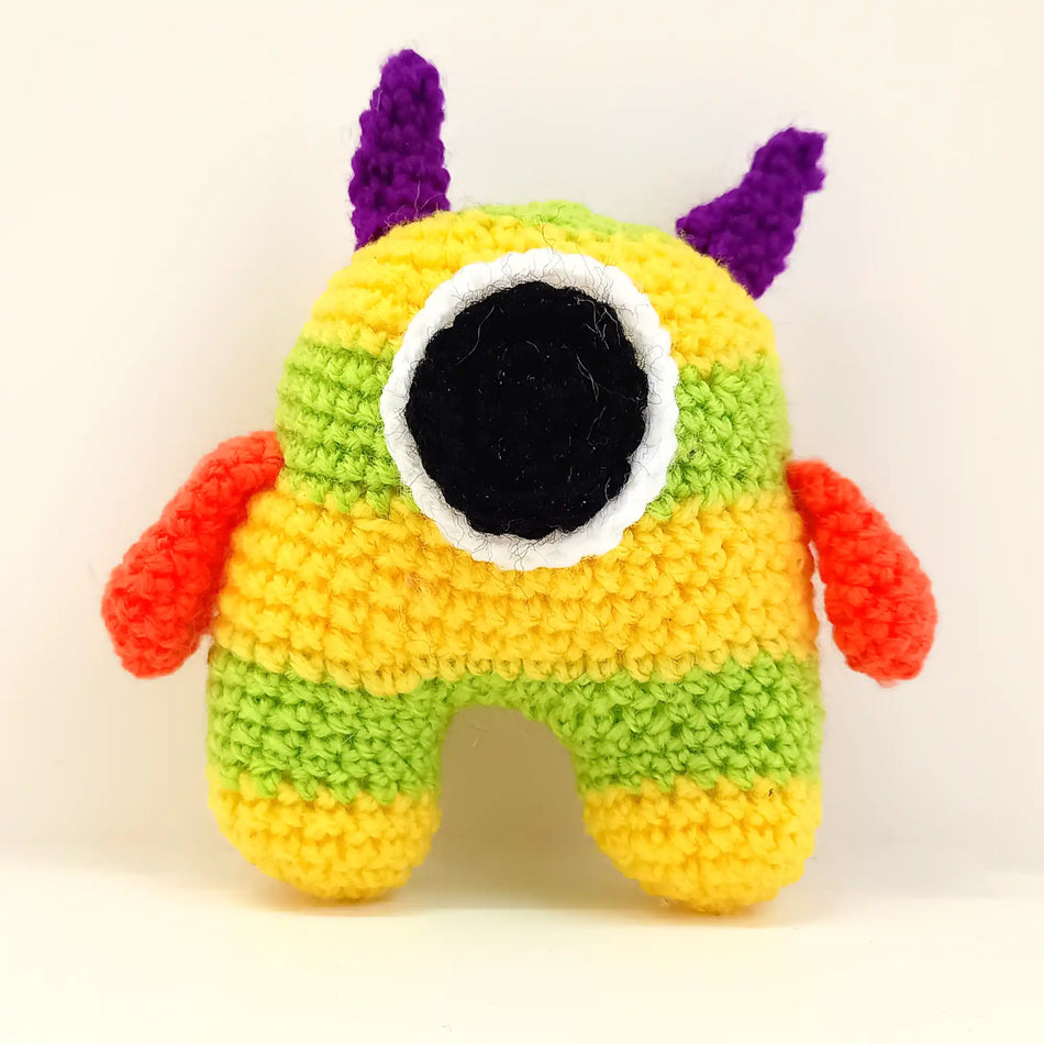 Crochet One Eyed Alien Toy