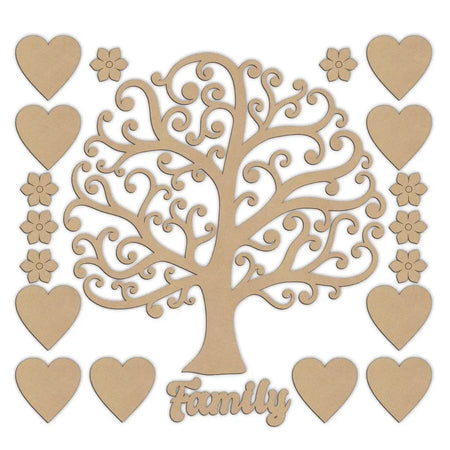 curly branch family tree options