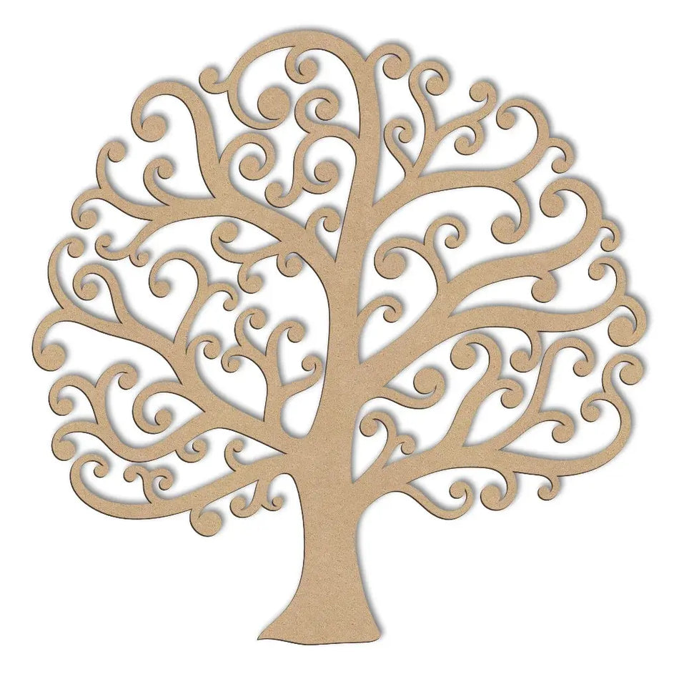 curly branch family tree