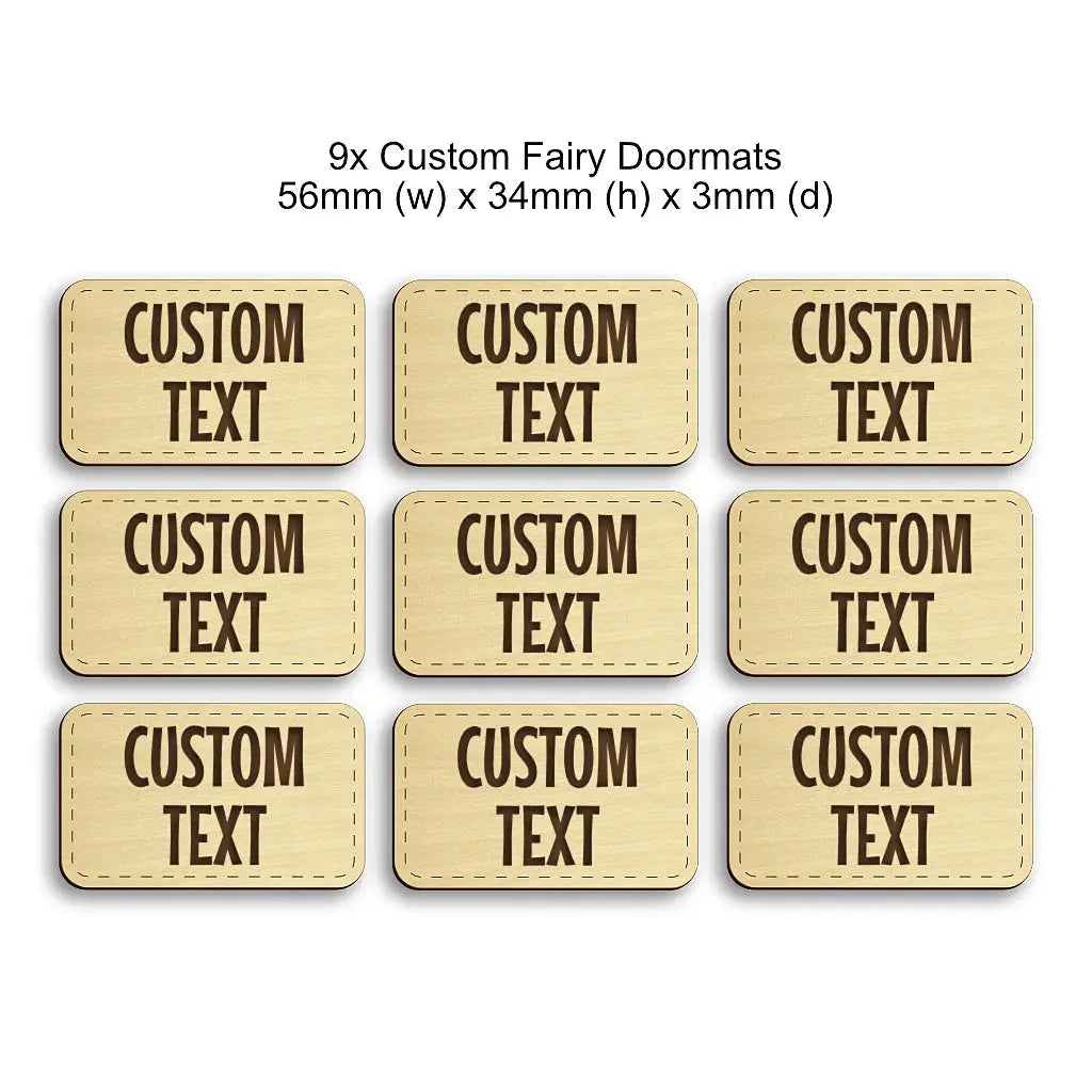 Custom Welcome Door Mats Family Crafts