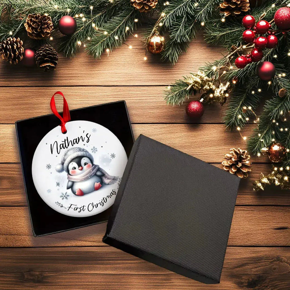 Personalised Ceramic Christmas Tree Ornament