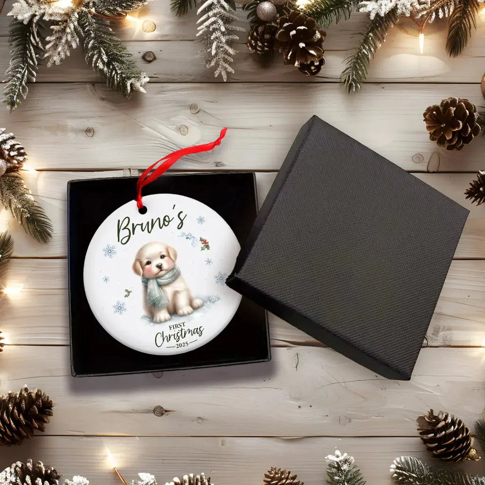 Personalised Baby First Milestone Ornament