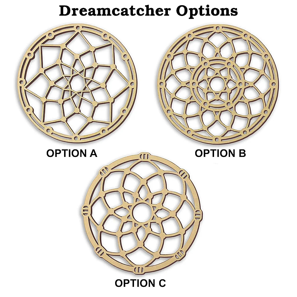 Dream catcher shape options